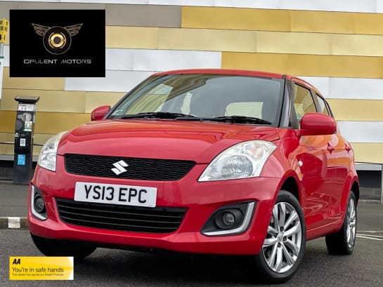 A 2013 SUZUKI SWIFT 1.2 SZ3 Hatchback 5dr Petrol Manual ALLGRIP Euro 5 (94 ps)