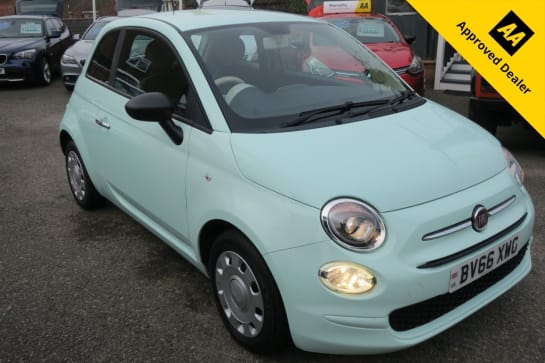 A null FIAT 500 1.2 Pop Hatchback 3dr Petrol Manual Euro 6 (s/s) (69 bhp) SERVICE HISTORY