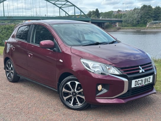 A null MITSUBISHI MIRAGE 1.2 Design Pro Hatchback 5dr Petrol CVT Euro 6 (s/s) (71 ps) PRIVACY GLASS,
