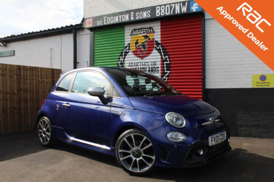 A null ABARTH 500 1.4 595 TURISMO 3d 162 BHP FINISHED IN PODIUM BLUE