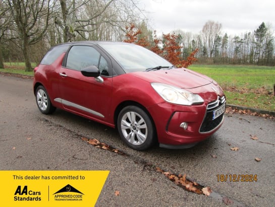 A 2012 CITROEN DS3 1.6 e-HDi Airdream DStyle, SUPERB HISTORY LOW TAX