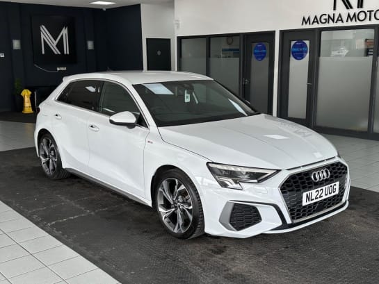 A 2022 AUDI A3 1.5 TFSI 35 S line Sportback S Tronic Euro 6 (s/s) 5dr