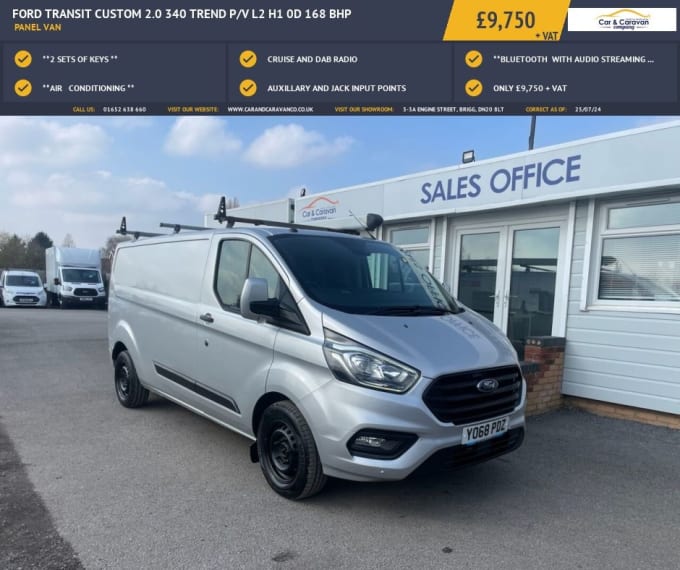 2019 Ford Transit Custom