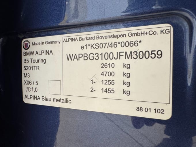 2025 BMW Alpina B5