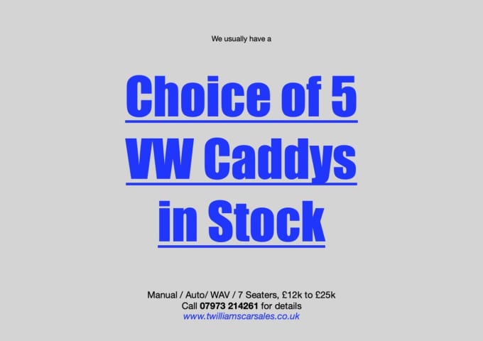 2025 Volkswagen Caddy Maxi Life C20 Diesel Estate