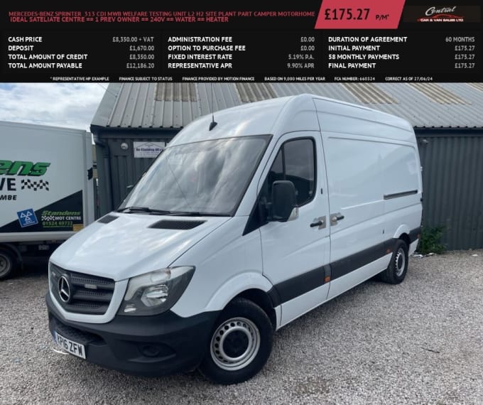 2016 Mercedes Sprinter