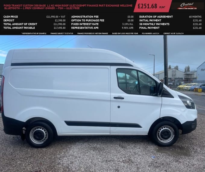 2019 Ford Transit Custom