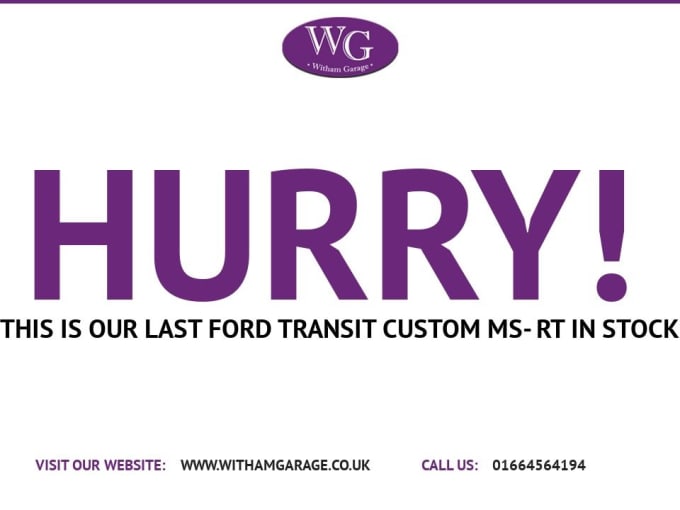 2025 Ford Transit Custom Ms- Rt