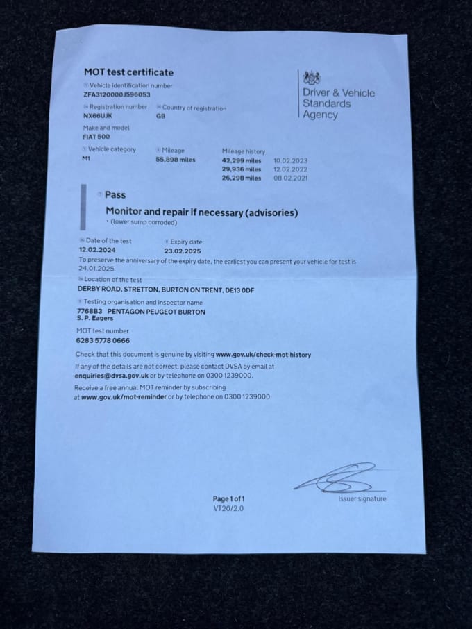 2016 Fiat 500
