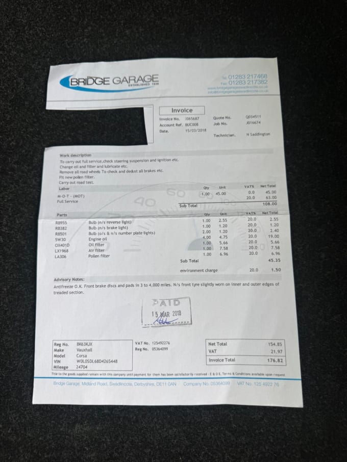 2013 Vauxhall Corsa