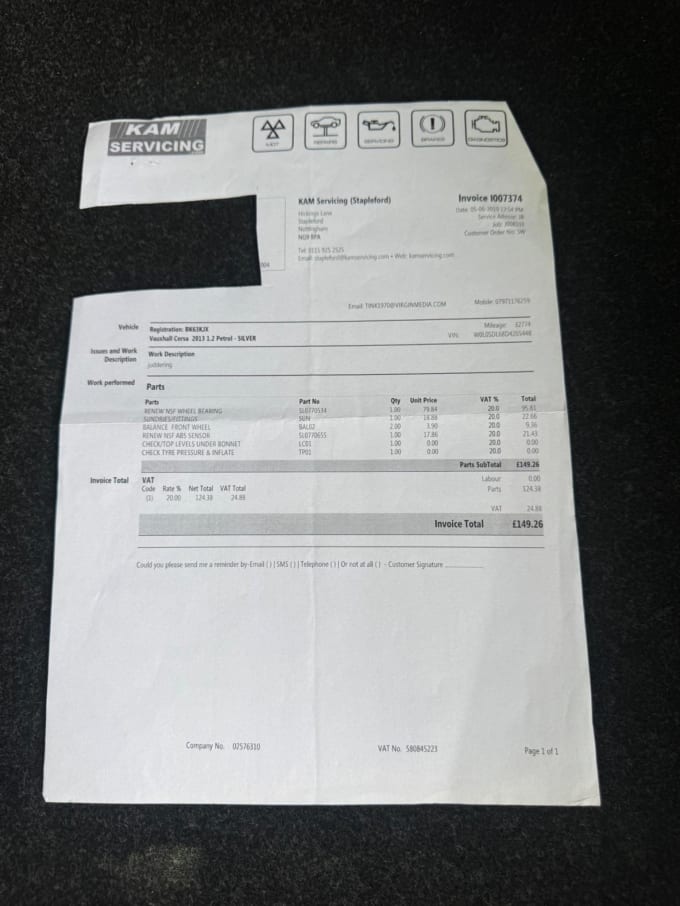 2013 Vauxhall Corsa