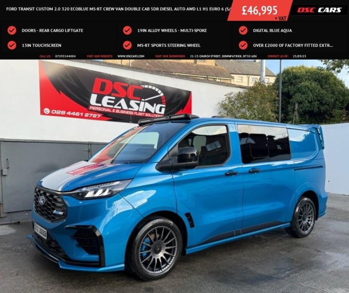 2025 Ford Transit Custom