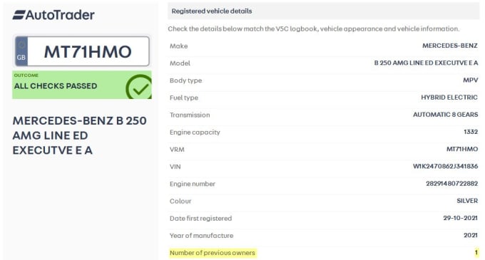 2021 Mercedes-benz B-class