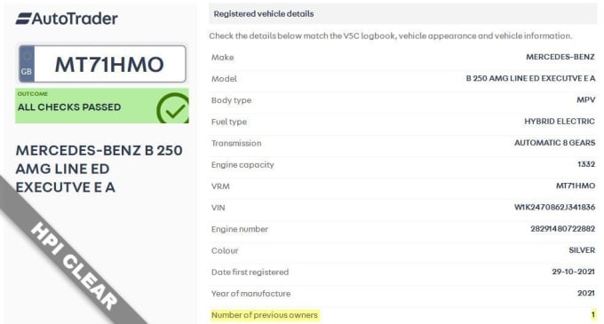 2021 Mercedes-benz B-class