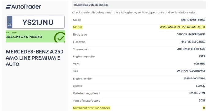 2021 Mercedes-benz A-class