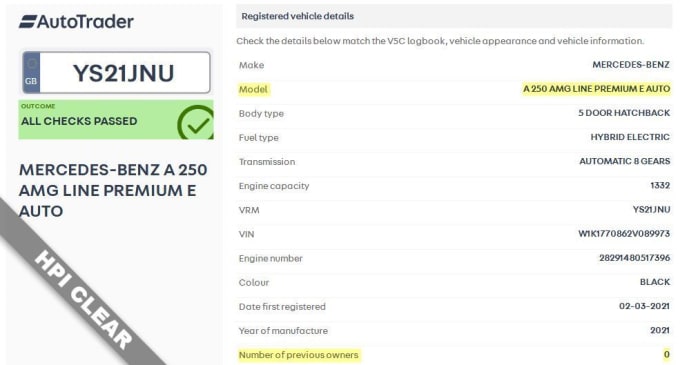 2021 Mercedes-benz A-class