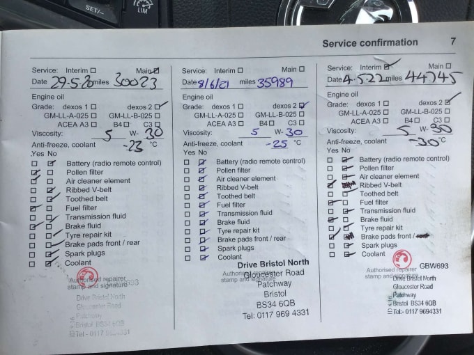 2016 Vauxhall Zafira