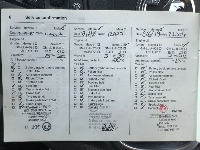 2016 Vauxhall Zafira