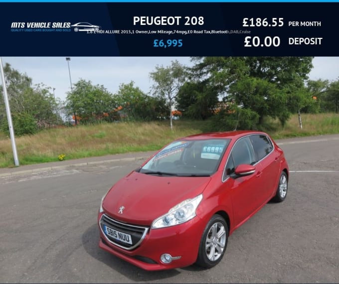 2015 Peugeot 208