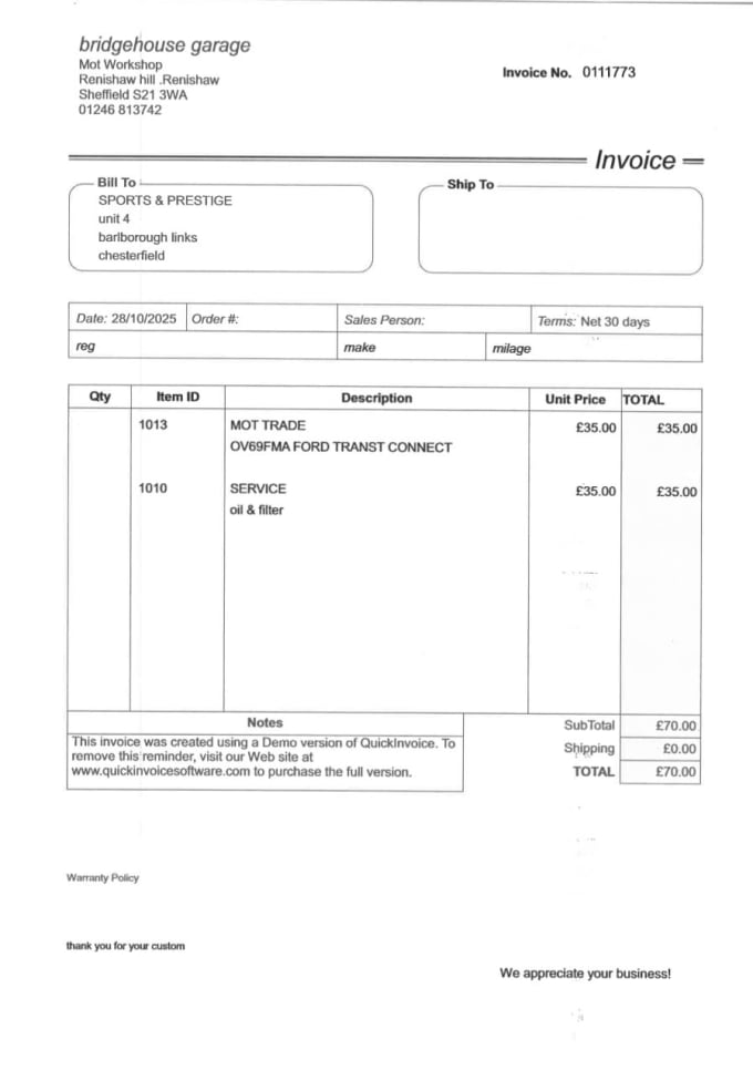 2019 Ford Transit Connect
