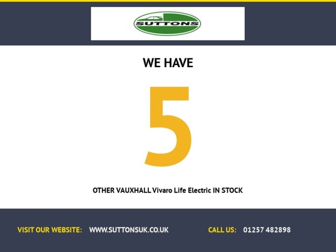 2025 Vauxhall Vivaro Life Electric