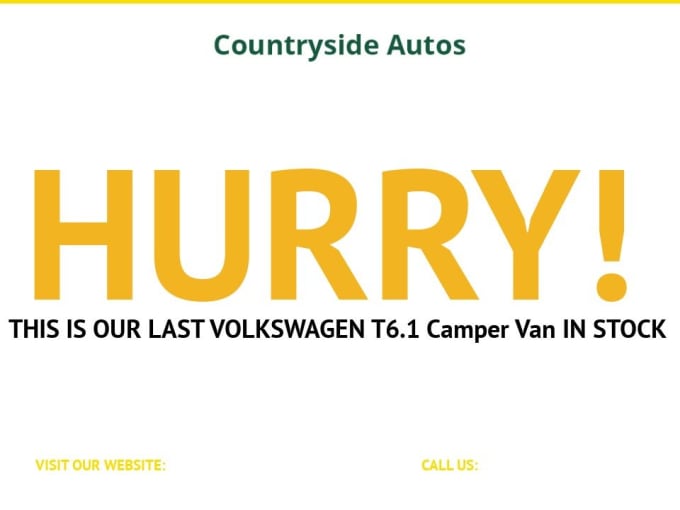 2025 Volkswagen T6.1 Camper Van
