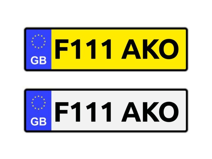 2024 Number Plate Plate